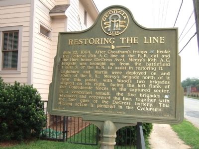Restoring the Line Marker. Click for full size. Restoring the Line Marker image. Click for full size.