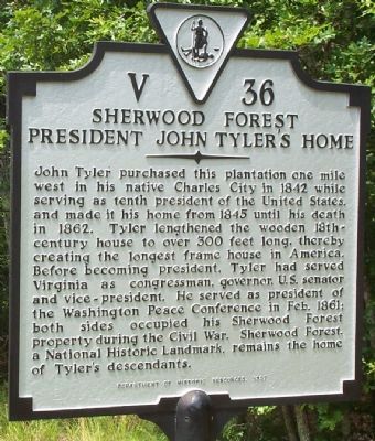 Sherwood Forest Marker image. Click for full size.