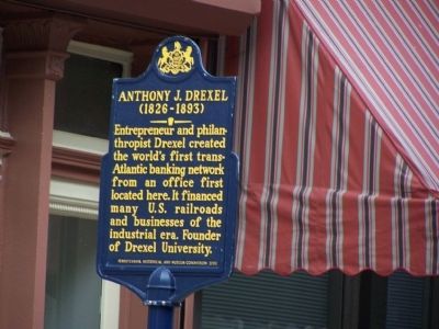 Anthony J. Drexel Marker image. Click for full size.