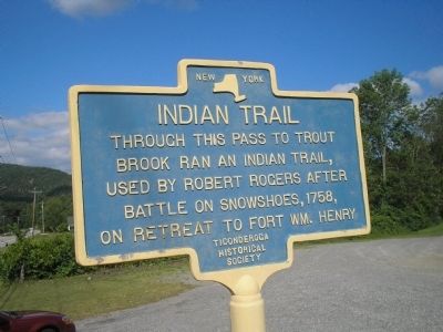 Indian Trail Marker. Click for full size. Indian Trail Marker image. Click for full size.