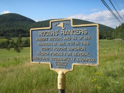 Rogers’ Rangers Marker image. Click for full size.