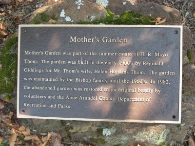 Mother's Garden Marker image. Click for full size.