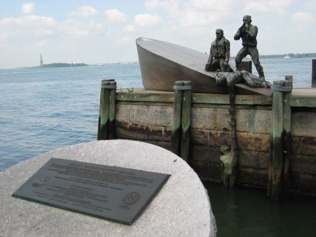 American Merchant Mariners' Memorial image. Click for full size.