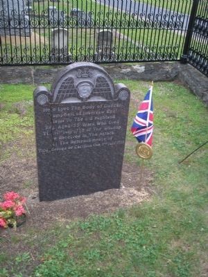 Grave of Major Duncan Campbell image. Click for full size.