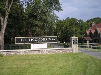 Exit from Fort Ticonderoga image. Click for full size.