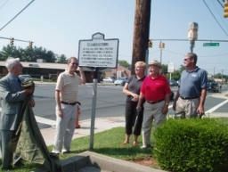 Dedication of the Germantown Marker image. Click for full size.