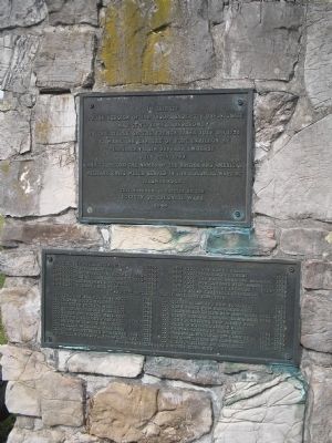 Troops of Colonial Wars at Ticonderoga Marker. Click for full size. Troops of Colonial Wars at Ticonderoga Marker image. Click for full size.