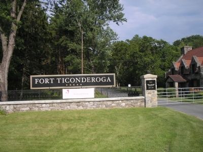 Entrance to Fort Ticonderoga. Click for full size. Entrance to Fort Ticonderoga image. Click for full size.