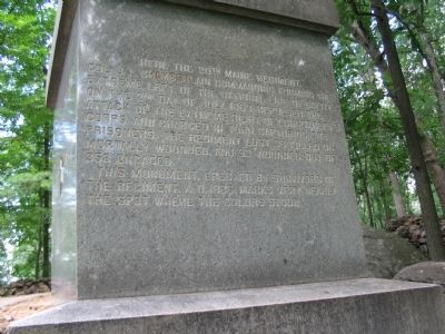 Left Face of Monument image. Click for full size.