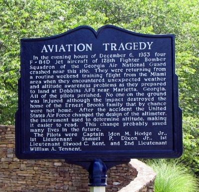 Aviation Tragedy Marker. Click for full size. Aviation Tragedy Marker image. Click for full size.