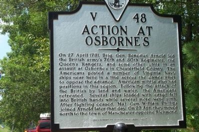 Action at Osborne's Marker image. Click for full size.