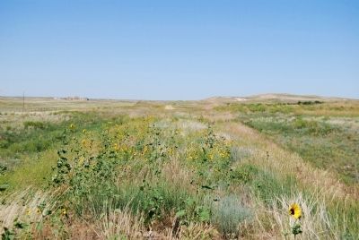 Remnant of Rail Bed. Click for full size. Remnant of Rail Bed image. Click for full size.