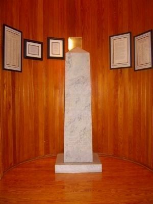 The original Wright Brothers' Memorial Marker image. Click for full size.