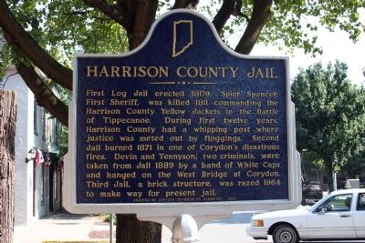 Harrison County Jail Marker image. Click for full size.