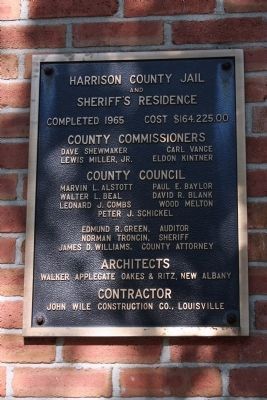 New County Jail - Plaque image. Click for full size.