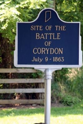 Battle of Corydon Marker image. Click for full size.