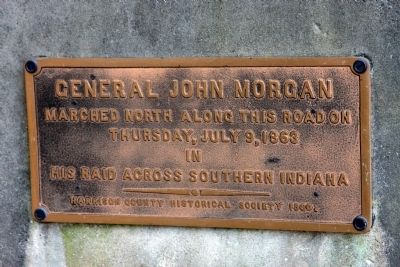 Small Marker:: General John Morgan - - Raid image. Click for full size.