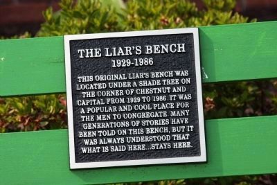 The Liar's Bench Marker image. Click for full size.