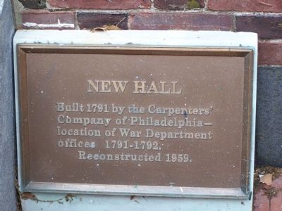 New Hall Marker. Click for full size. New Hall Marker image. Click for full size.