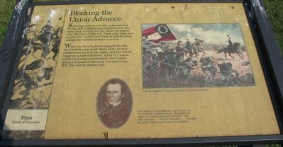 Blocking the Union Advance Marker image. Click for full size.