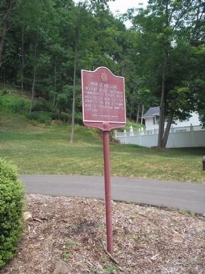 Marker on Mendham Avenue image. Click for full size.