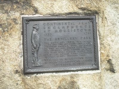 The Artillery Park Marker. Click for full size. The Artillery Park Marker image. Click for full size.