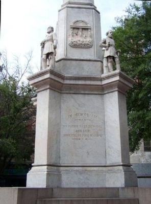 Augusta Confederate Monument Marker north face image. Click for full size.