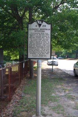Clement Hoffman Stevens Marker - Front. Click for full size. Clement Hoffman Stevens Marker - Front image. Click for full size.