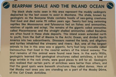 Bearpaw Shale and the Inland Ocean Marker image. Click for full size.