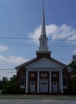 Todays First Baptist Church as mentioned on Marker image. Click for full size.