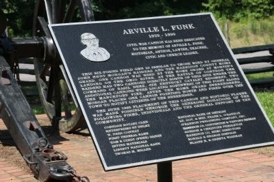 Civil War Cannon Marker image. Click for full size.