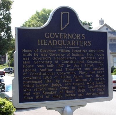 Governor's Headquarters Marker. Click for full size. Governor's Headquarters Marker image. Click for full size.