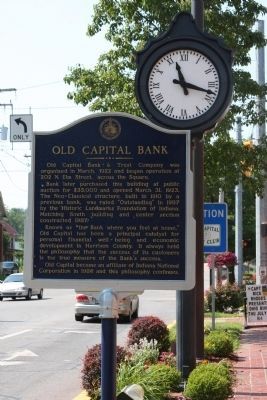 Old Capital Bank Marker image. Click for full size.