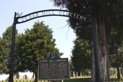Cedar Hill Cemetery image. Click for full size.
