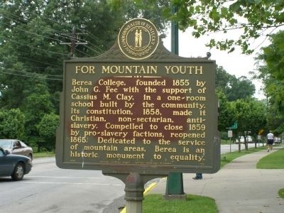 For Mountain Youth Marker image. Click for full size.