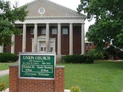 Church of Christ, Union. Click for full size. Church of Christ, Union image. Click for full size.