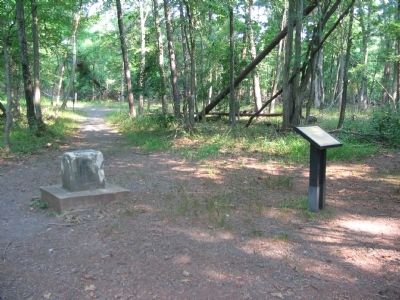 George T. Stovall Monument and the 8th Georgia Marker image. Click for full size.