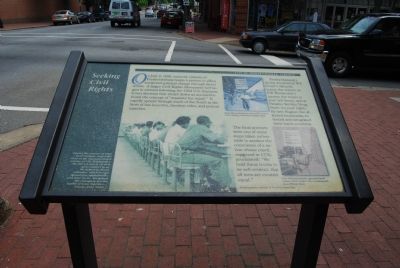 Seeking Civil Rights Marker image. Click for full size.