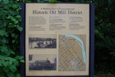 Historic Old Mill District Marker. Click for full size. Historic Old Mill District Marker image. Click for full size.