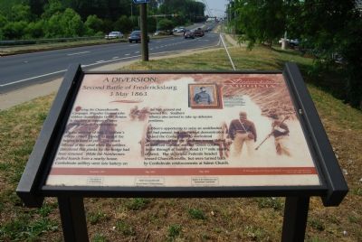 A Diversion: The Second Battle of Fredericksburg, 3 May 1863 Marker image, Touch for more information