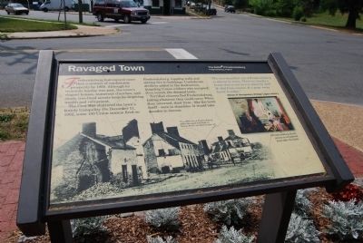 The Original Ravaged Town Marker image. Click for full size.