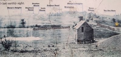 The Canal Ditch (now Kenmore Avenue) during the Civil War image. Click for full size.