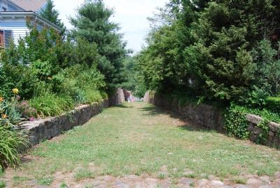 View down Rocky Lane to Rappahannock River image. Click for full size.