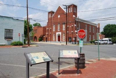 Shiloh Baptist Church (Old Site) & Markers image. Click for full size.