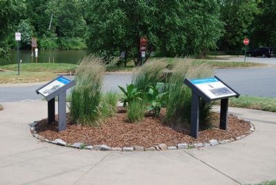Fredericksburg City Dock Markers. Click for full size. Fredericksburg City Dock Markers image. Click for full size.