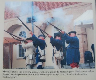 Muster Reenactment in Market Square image. Click for full size.