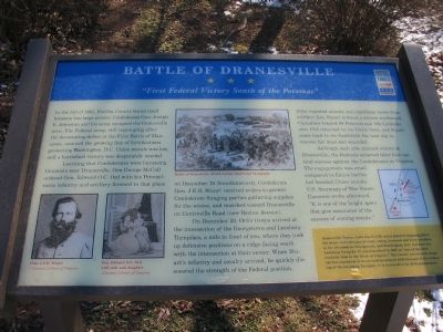 Battle of Dranesville Marker image. Click for full size.