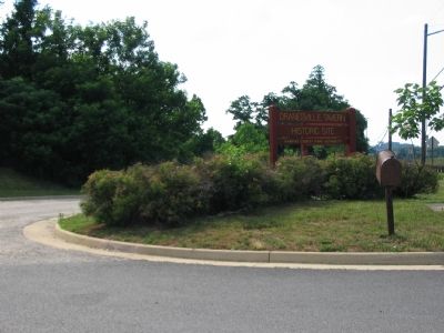 Entrance to the Dranesville Tavern Historic Site on VA 7 image. Click for full size.
