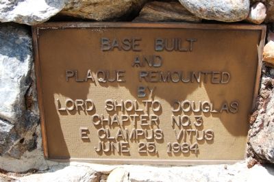 Gold Run Marker. Click for full size. Gold Run Marker image. Click for full size.