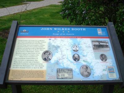 John Wilkes Booth Marker. Click for full size. John Wilkes Booth Marker image. Click for full size.